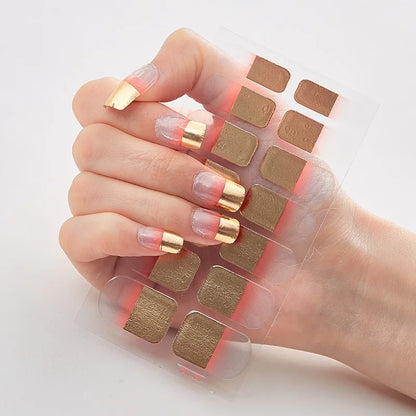 Designer Nail Stickers Set: Fashionable Decals for Nail Decoration