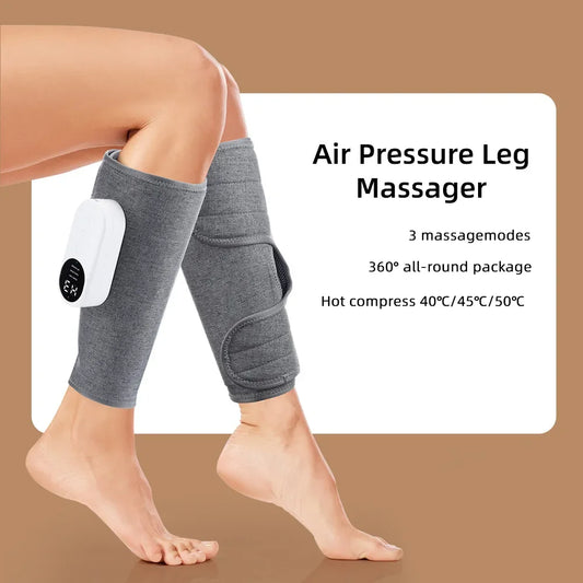 360° Air Pressure Leg Massager: Relax Muscles, Hot Compress