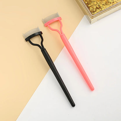 Foldable Metal Eyelash Curler with Separator and Brush